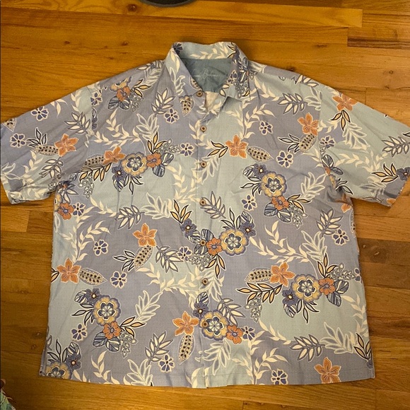 Vintage Tommy Bahama Silk Shirt - Picture 1 of 4